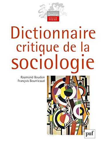 DICTIONNAIRE CRITIQUE DE LA SOCIOLOGIE